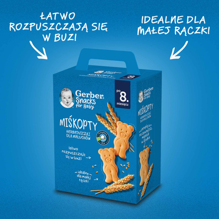 NESTLE Miśkopty Herbatniczki dla niemowląt, 180g