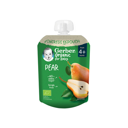 GERBER Mus Organic Gruszka 80g