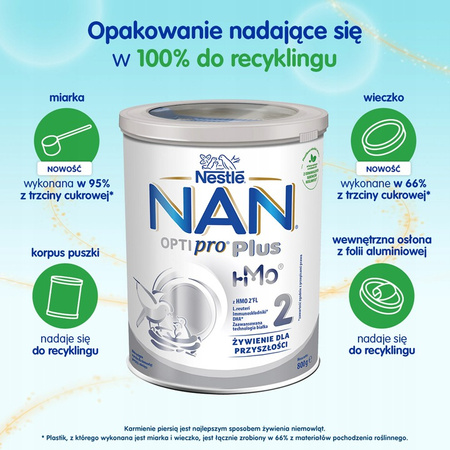 NAN OPTIPRO 2 PUSZKA 800g x 4 sztuki