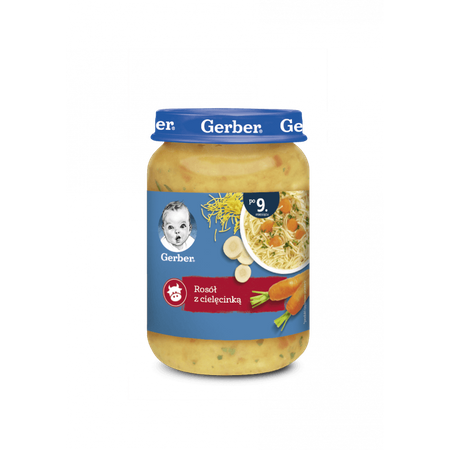 GERBER Rosół z Cielęcinką 190g