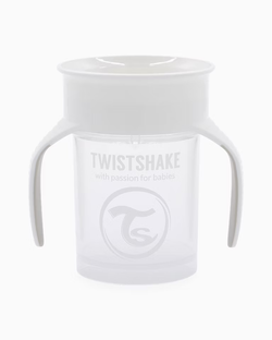 TWISTSHAKE Kubek niekapek 360 biały, 230ml