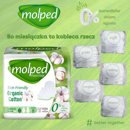 MOLPED Pure&amp;Soft Podpaski EKO E.LONG 6 szt.