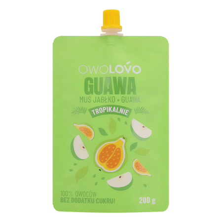 OWOLOVO Mus Jabłko-guawa 200g