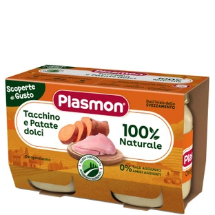 PLASMON Indyk z batatami 2x120g