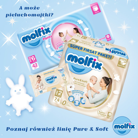 MOLFIX Komfortowe pieluszki 1 Newborn (2-5kg) 40 sztuk