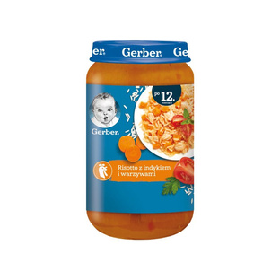 GERBER Risotto z indykiem i warzywami 250g