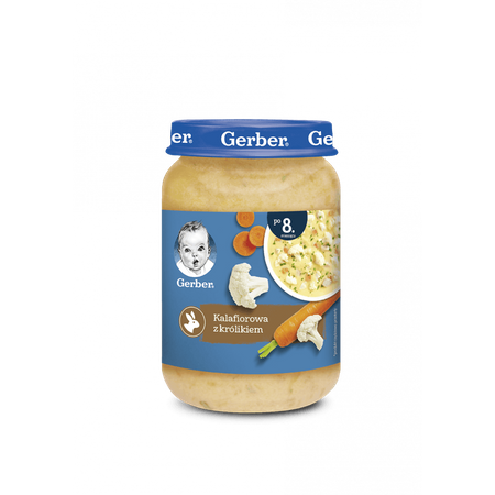 GERBER Zupa kalafiorowa z królikiem 190 g