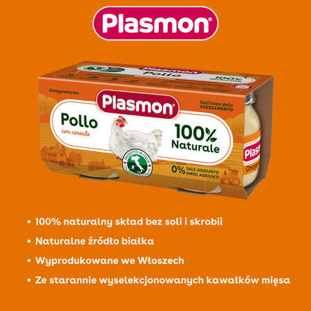 PLASMON Obiadek Kurczak 2x80g