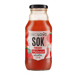 OWOLOVO Sok Pomidory malinowe pikantne, 330ml