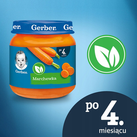 GERBER Obiadek marchewka 125 G x 3 sztuk