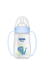 WEE BABY Butelka PP z uchwytem i szeroką szyjką 250ml nieb