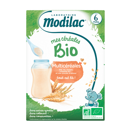 MODILAC Moja kaszka BIO Wielozbożowa po 6m 250g