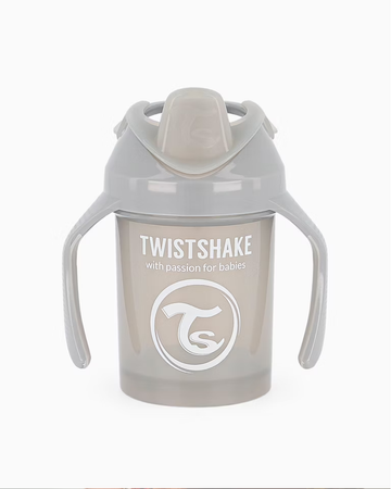 TWISTSHAKE Kubek niekapek szary, 230ml