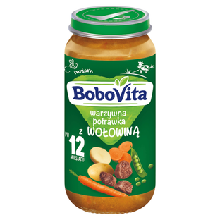 BoboVita Obiadek Warzywna potrawka z wołowiną 1-3 lata 250 g