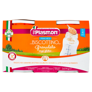 PLASMON Biszkopt granulowany 2x375g