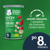 GERBER Organic Chrupki ryż-pszen banan malina. 35g