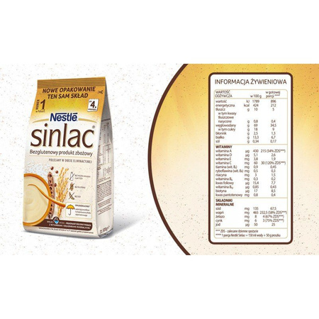 NESTLE Kaszka SINLAC. 500g