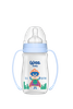 WEE BABY Butelka PP z uchwytem i szeroką szyjką 250ml nieb