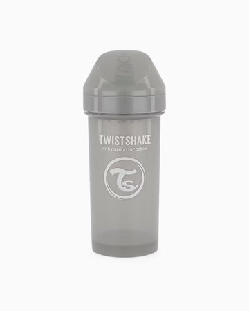 TWISTSHAKE Kubek niekapek szary, 360ml