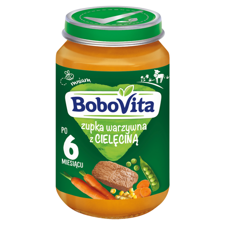 BOBOVITA Zupka z cielęciną, 6x190g