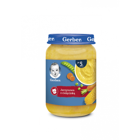 GERBER Zupka jarzynowa z cielęciną 190 g