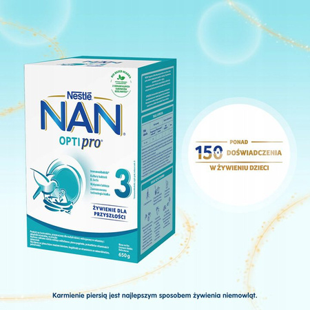 NAN Optipro 3 karton. 2x325g x 6 sztuk