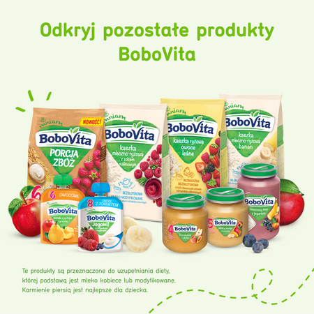 BOBOVITA Brzoskwinie i jabłka, 125g - krótka data