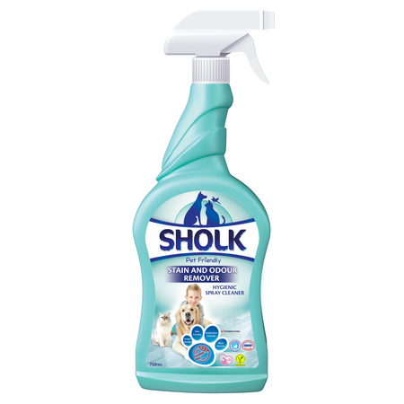 SHOLK Uniwersalny spray do plam i czyszczenia przyjazny zwierzętom 750ml