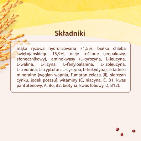 NESTLE SINLAC Produkt Zbożowy bez glutenu i dodatku cukru 300g