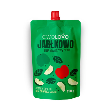 OWOLOVO Mus jabłkowy 200g