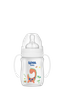 WEE BABY Butelka PP z uchwytem i szeroką szyjką 150ml biel