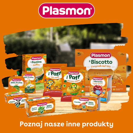 PLASMON Chrupki warzywne groszek i kukurydza 15g - KD