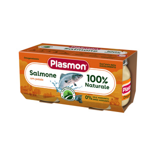 PLASMON Obiadek Łosoś z ziemniakami 2x80g