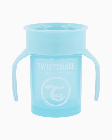 TWISTSHAKE Kubek niekapek 360 niebieski, 230ml