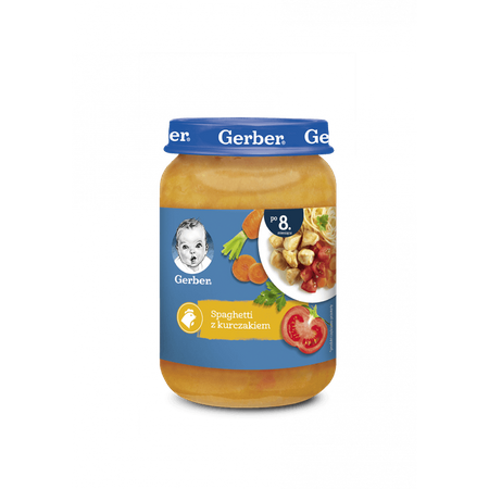 GERBER Spaghetti z kurczakiem 190 G