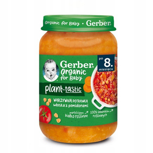 GERBER Organic Warzywna potrawka włoska z pom 190g