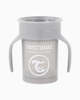 TWISTSHAKE Kubek niekapek 360 szary, 230ml