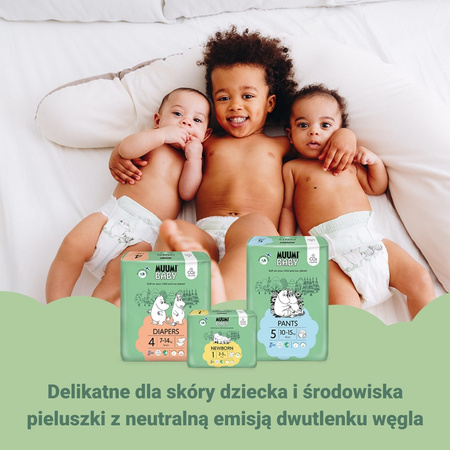 MUUMI Pieluchomajtki ekologiczne 6 JUNIOR 12-20 kg 3x36 szt.