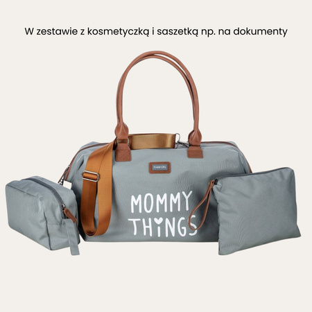 Praktyczna torba do szpitala, podróżna, z kosmetyczką Mommy Things FREEON