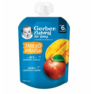 GERBER Natural Mus jabłko.mango. 80g