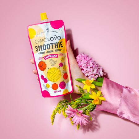 OWOLOVO Smoothie jabłko banan malina 250ml