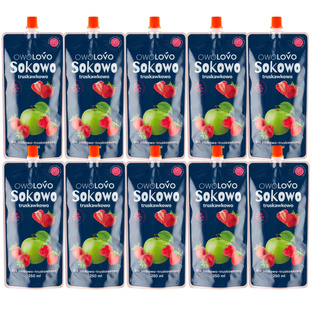 OWOLOVO Sok jabłkowo- truskawkowy 10x250 ml