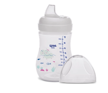 WEE BABY Kubek naturalny 250ml hipopotam