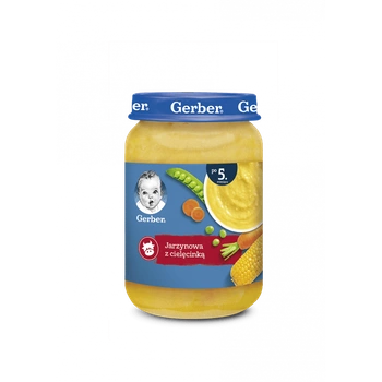 GERBER Zupka jarzynowa z cielęciną 190 g