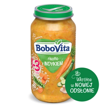 BoboVita Obiadek Risotto z indykiem 1-3 lata 250 g