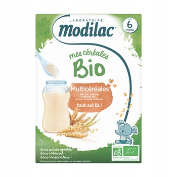 MODILAC Moja kaszka BIO Wielozbożowa po 6m 250g