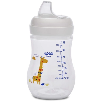 WEE BABY Kubek naturalny 250ml żyrafa