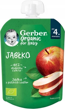 GERBER Organic jabłko 80g