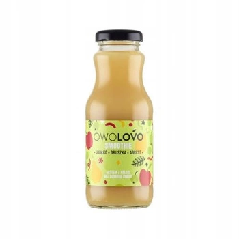 OWOLOVO Smoothie Jabłko gruszka agrest 250ml