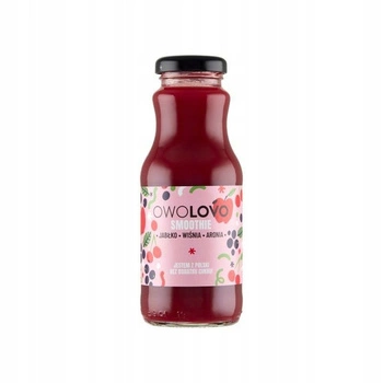 OWOLOVO Smoothie Jabłko wiśnia aronia 250ml